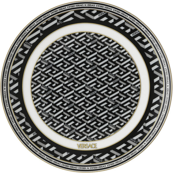 Plate 17cm, Signature Black, La Greca