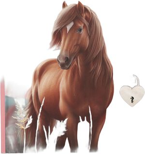 Miss Melody Dagbog m/hjertelås