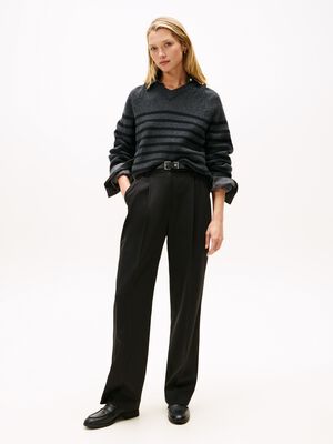 TIMELESS WOOL STRT PLEAT PANT