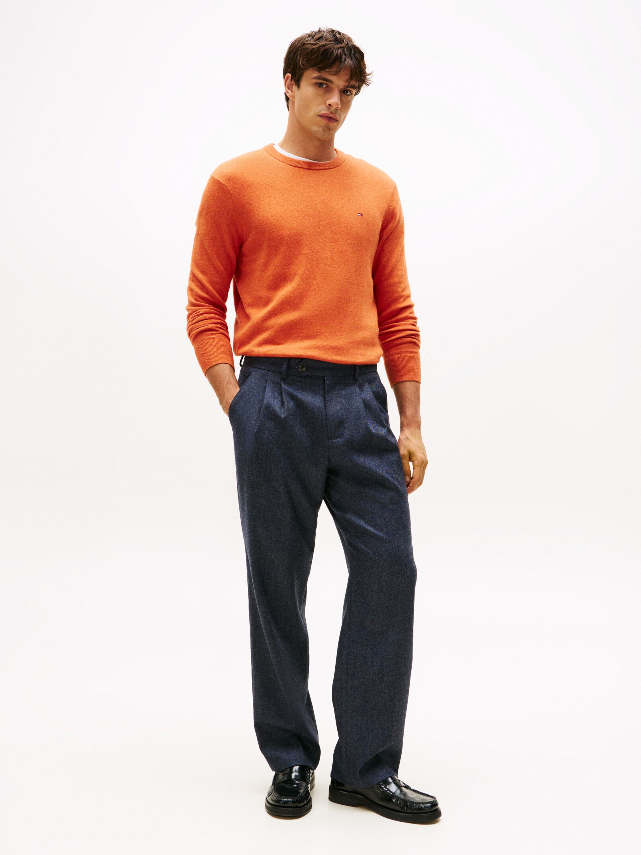 PIMA ORG CTN CASHMERE CREW NECK