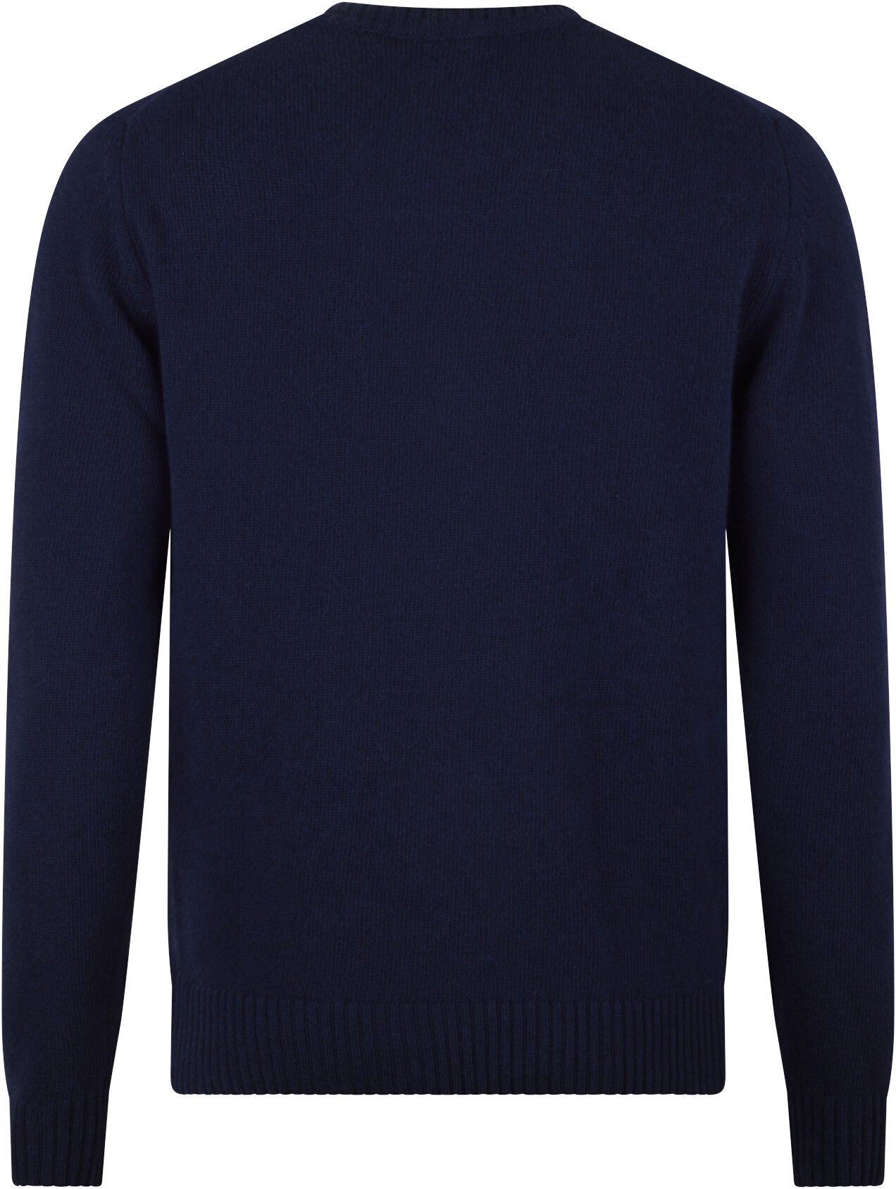 Sweater Knitted Crew Neck Carded Merino Wool