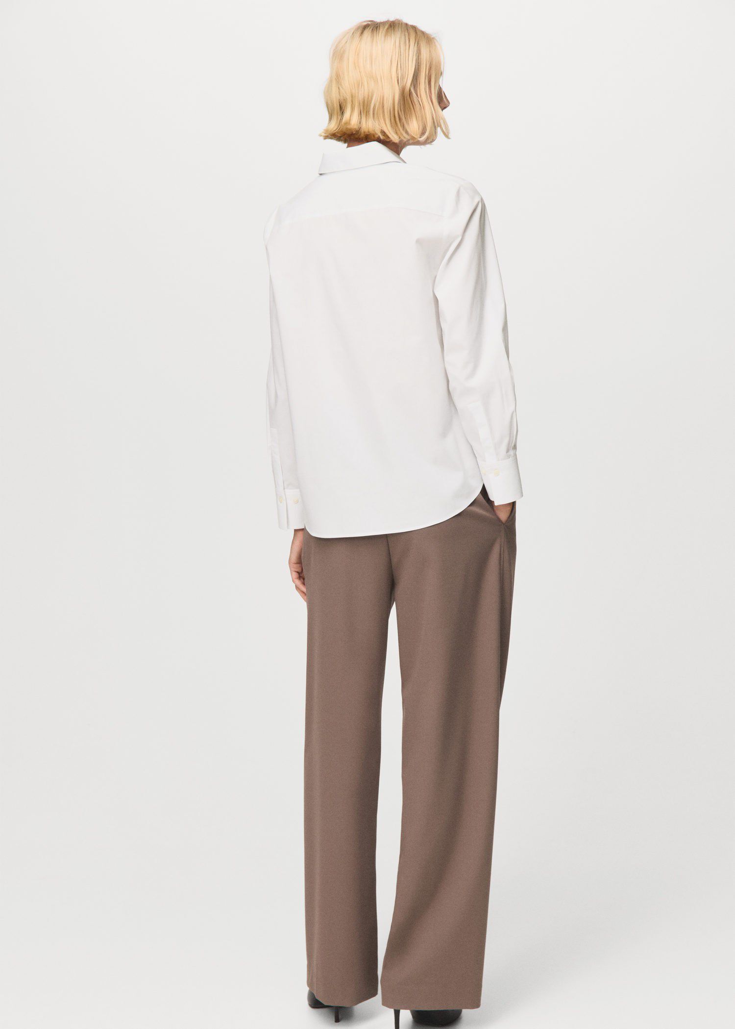 Cotton and lyocell blend straight s