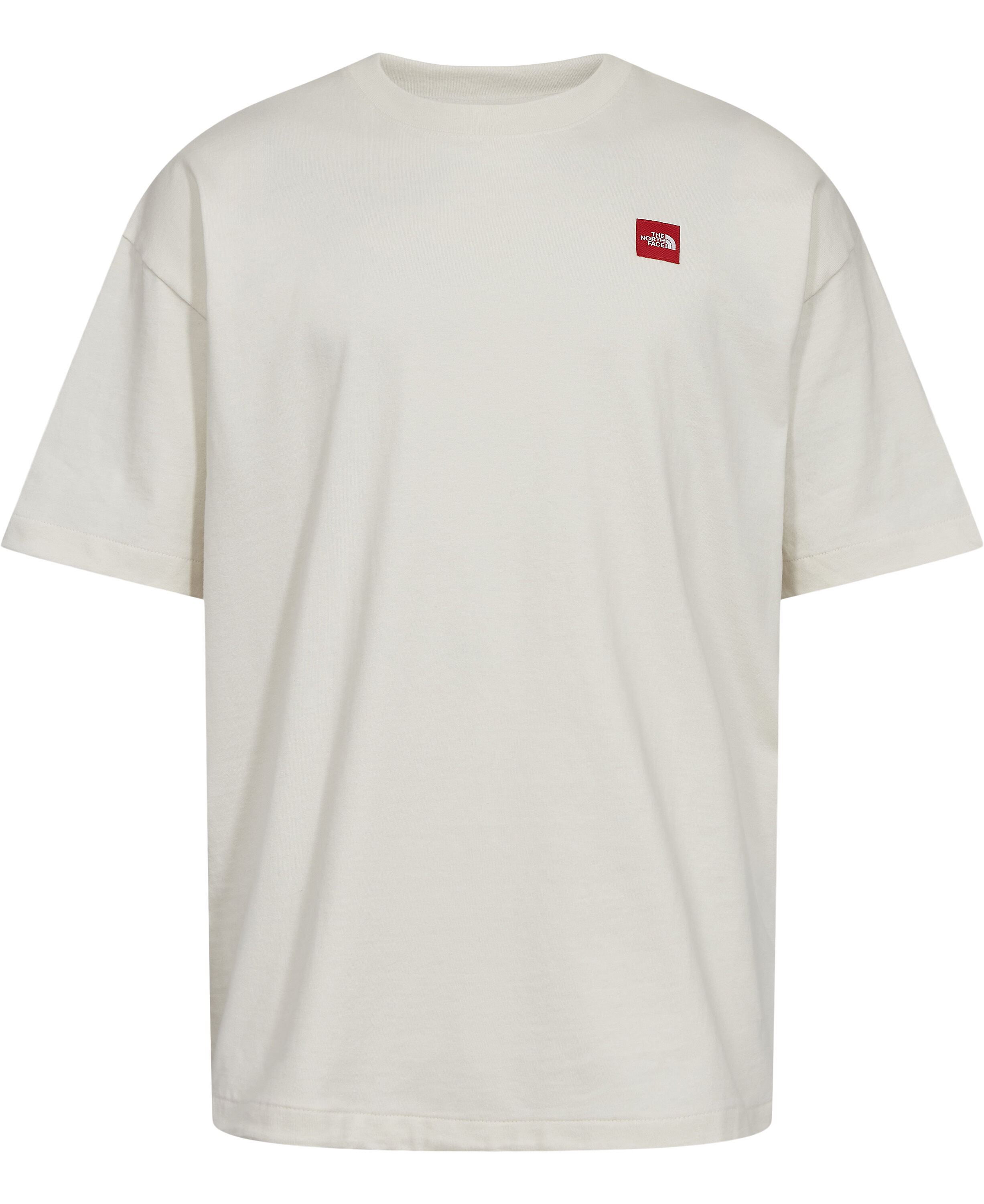 M TNF RED BOX S/S TEE WHITE DUNE