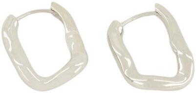 Oval swirl earrings