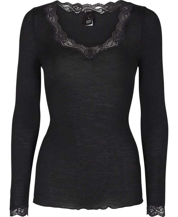 Richesse Lace Long-sleeve top