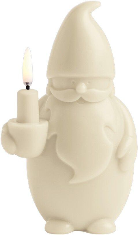 LED candle Santa Claus, Vanilla, Smooth, 10x17 cm