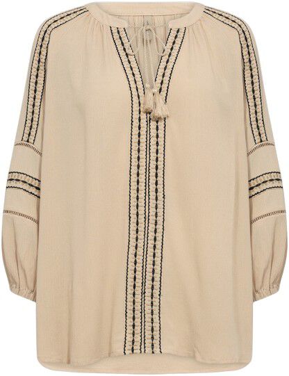 SC-SEBORA 1 Bluse Sand