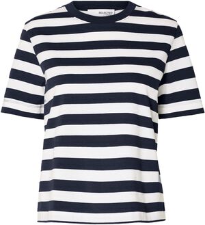 SLWESSENTIAL SS STRIPED BOXY TEE NO