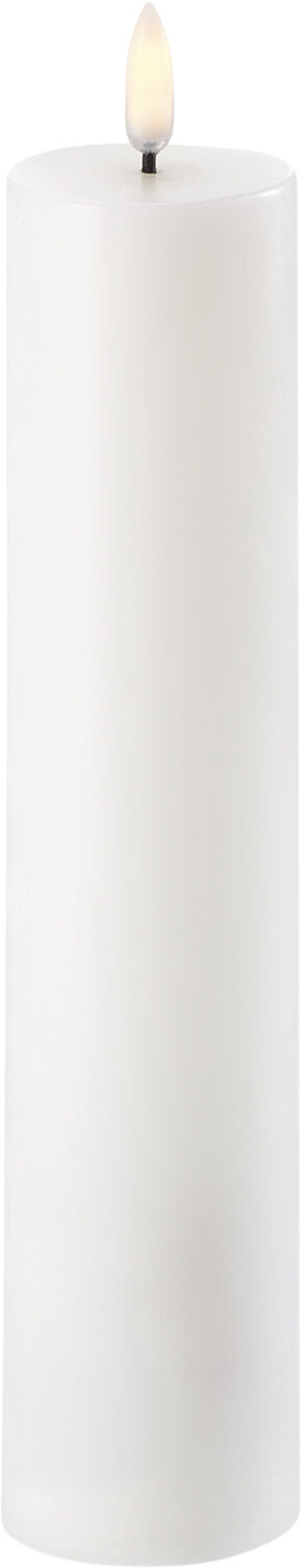 UYUNI Lighting - LED Pillar Candle - Nordic White - 4,8 x 22 cm
