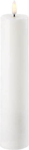 UYUNI Lighting - LED Pillar Candle - Nordic White - 4,8 x 22 cm