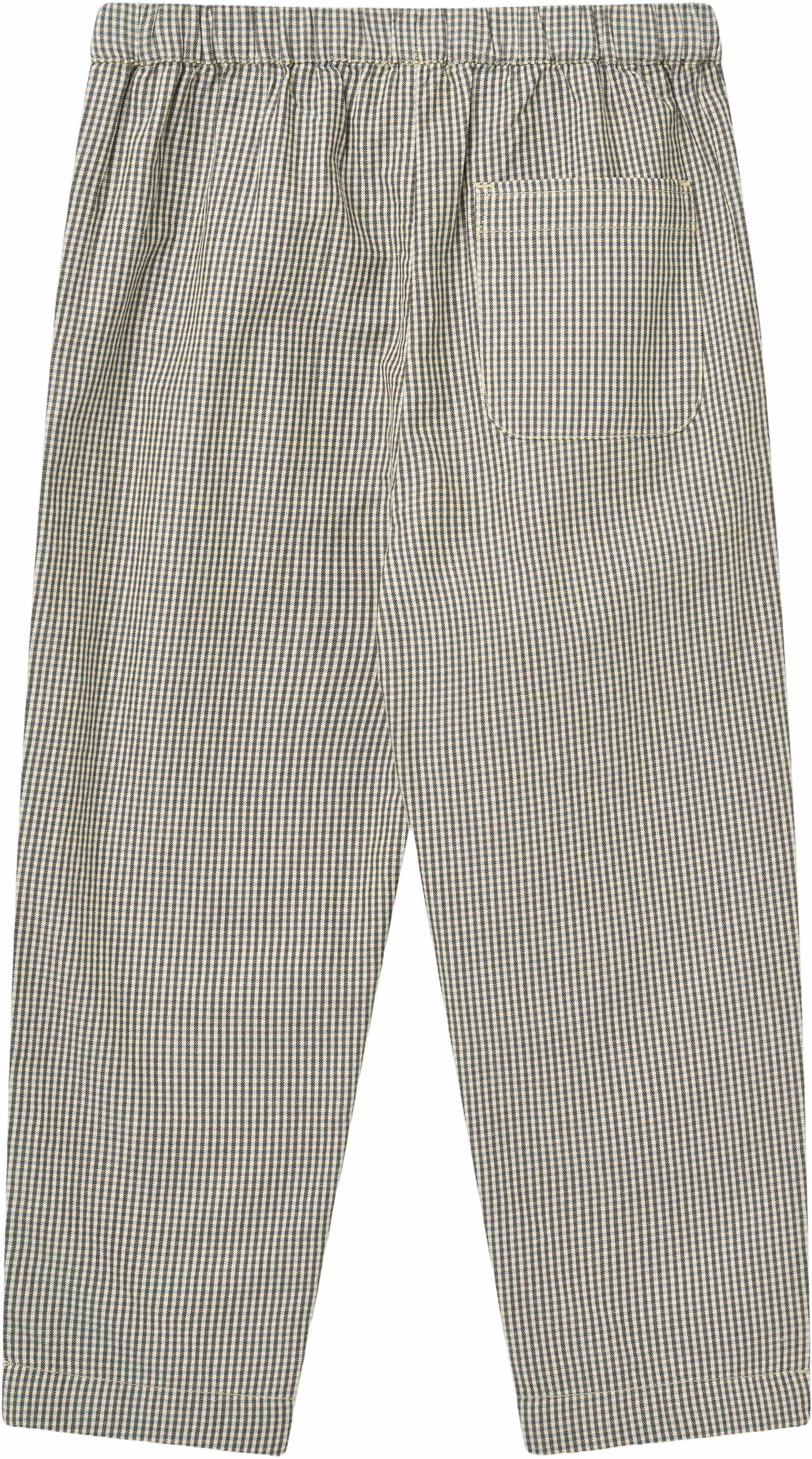 Checkered Pant W. Adjustable Waist