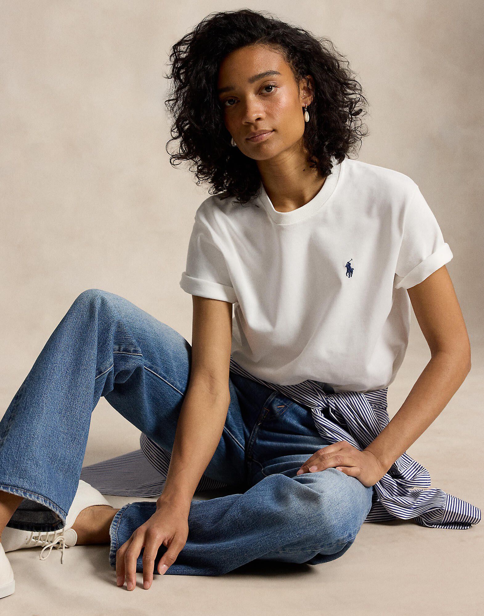 Relaxed Fit Cotton Jersey Tee