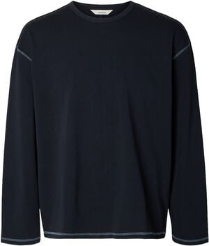 ANRESKE STITCHES LS O-NECK TEE