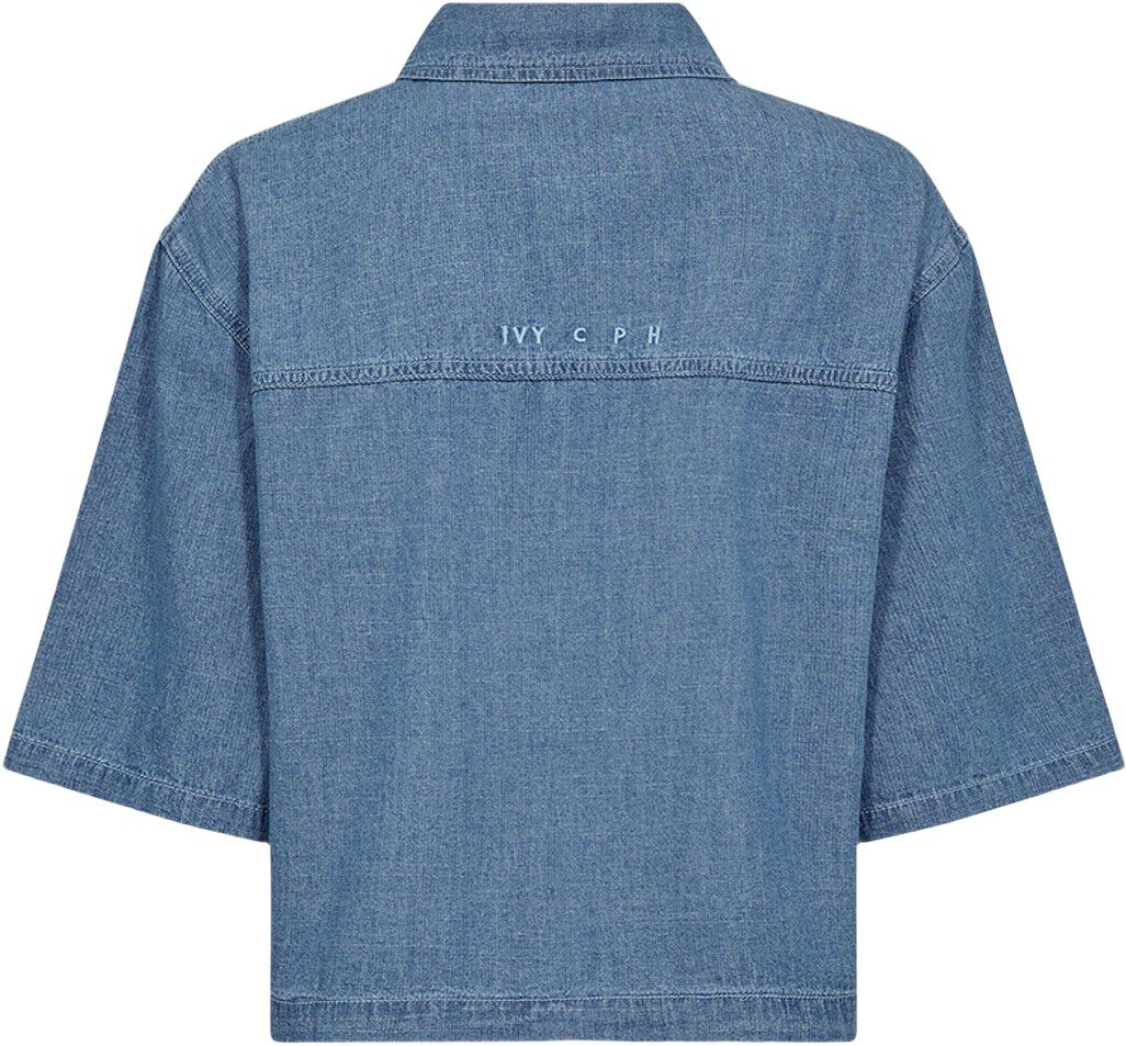 IVY-Uta Oversize SS Chambray Shirt