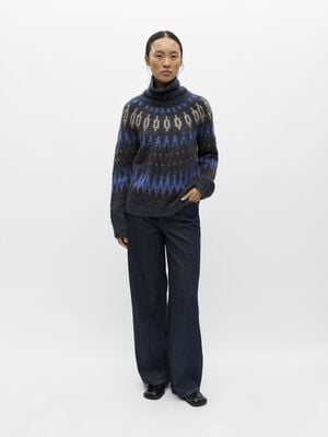 OBJJAADE DIANA L/S LO KNIT PULLOVER