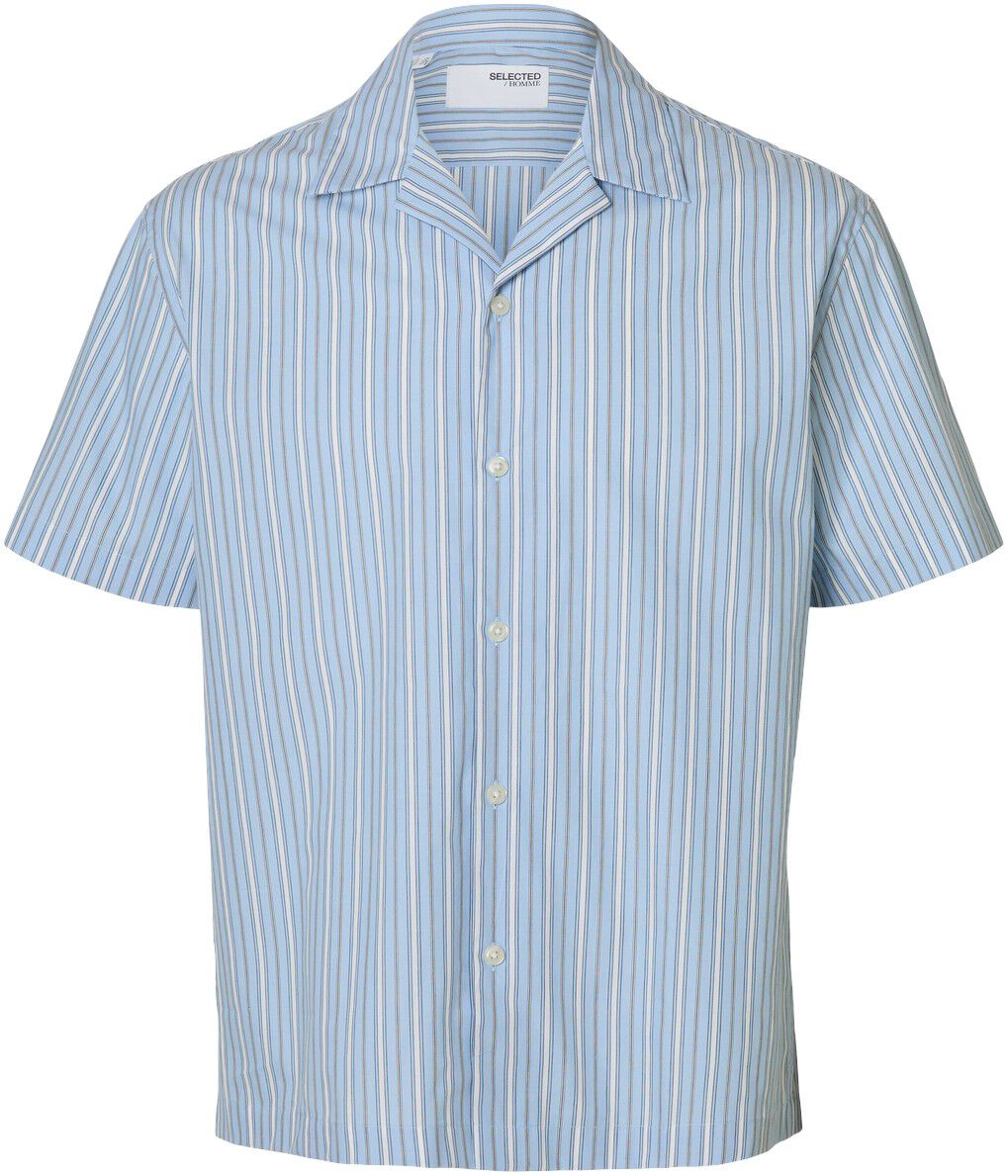 SLHRELAXHOLGER STRIPE SS SHIRT