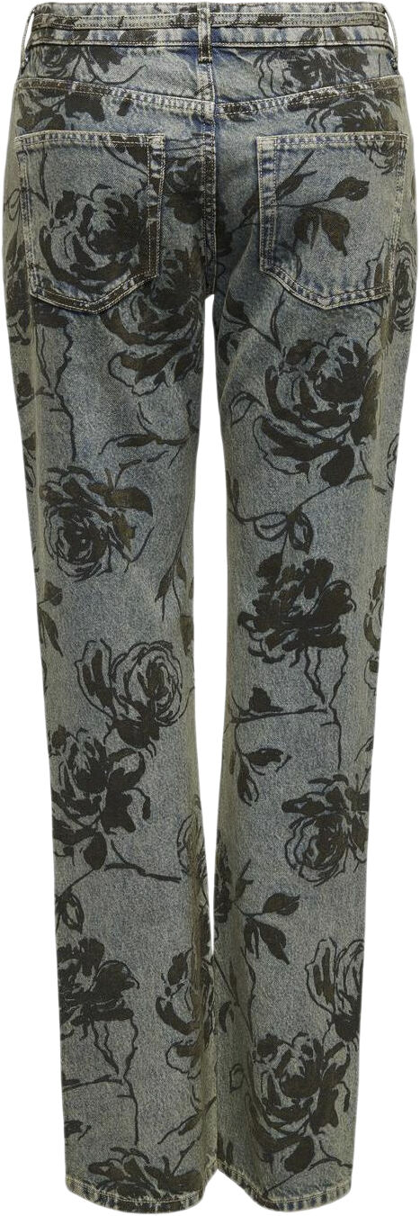 ONLMOTT LW STR FLORAL BELT RED DNM