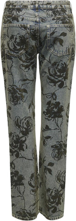 ONLMOTT LW STR FLORAL BELT RED DNM