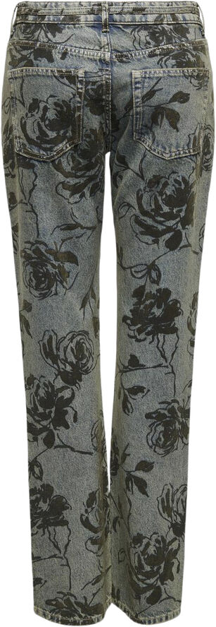 ONLMOTT LW STR FLORAL BELT RED DNM