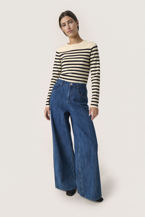 SLPina Striped Pullover LS