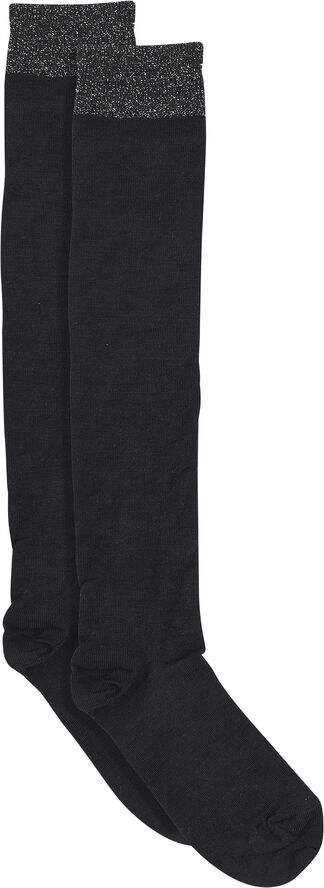 Wool/silk knee socks