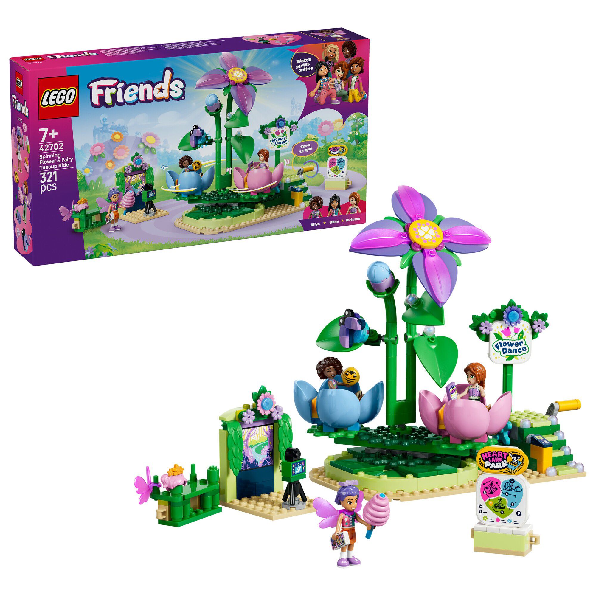 Tekop-karrusel med blomster og feer 42702