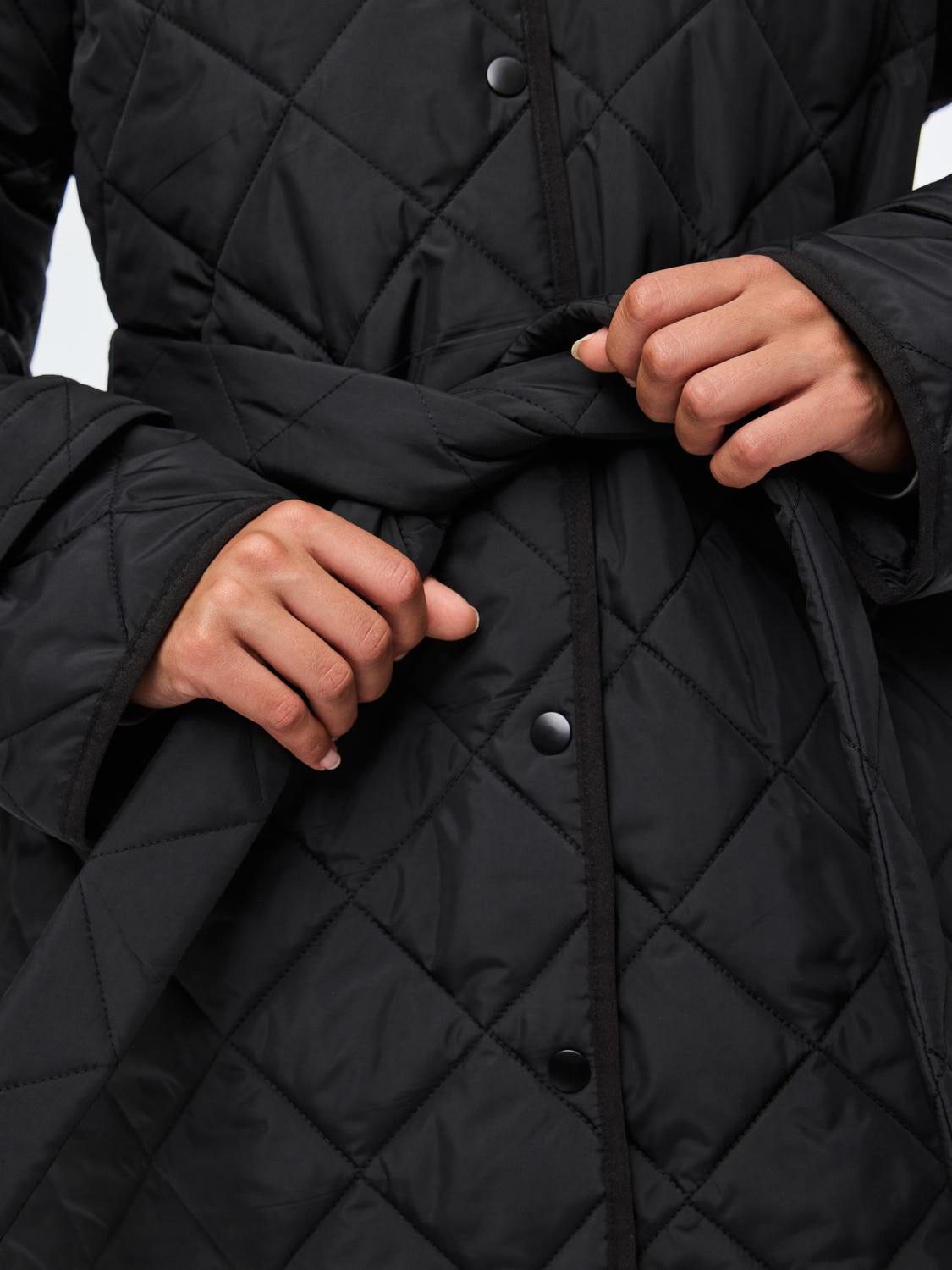 Pcemily Long Quilted Jacket Noos Bc
