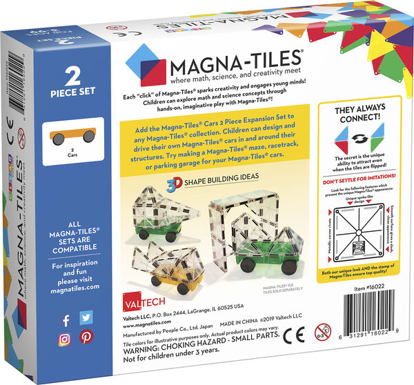 Magna-Tiles cars 2 pcs
