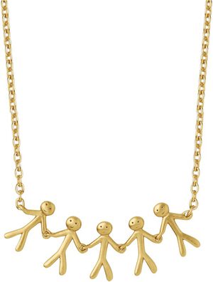 Together Family 5 necklace - GP