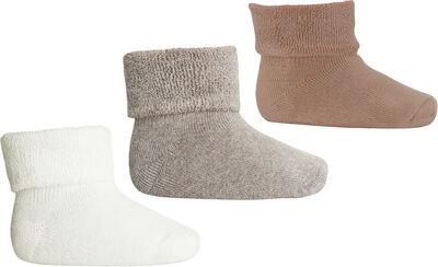Cotton baby socks - 3-pack