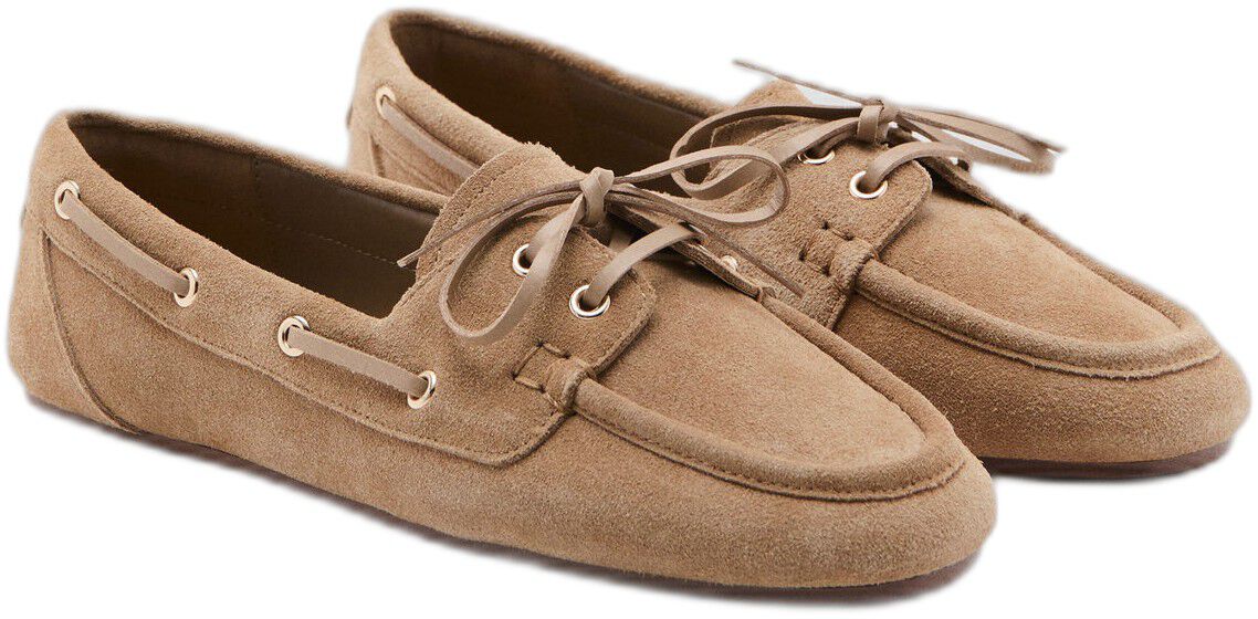 Suede driving shoes