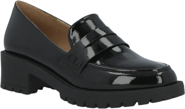 BIAPEARL Simple Penny Loafer Patent Aquarius