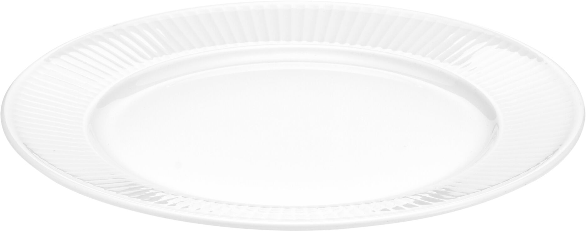 "Tallerken flat Pliss&Atilde;&copy; 20 cm Hvit"