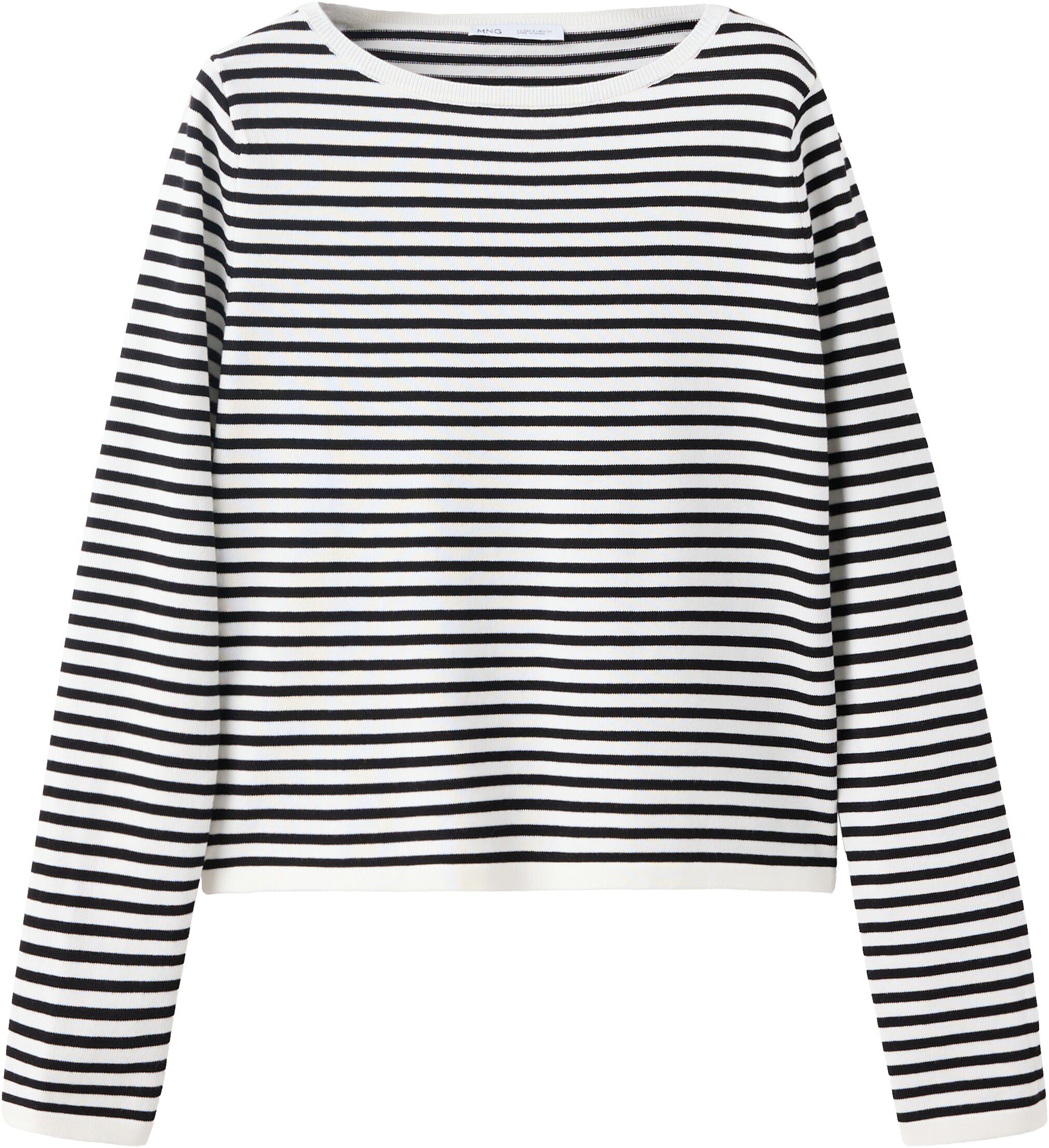 Knit striped sweater