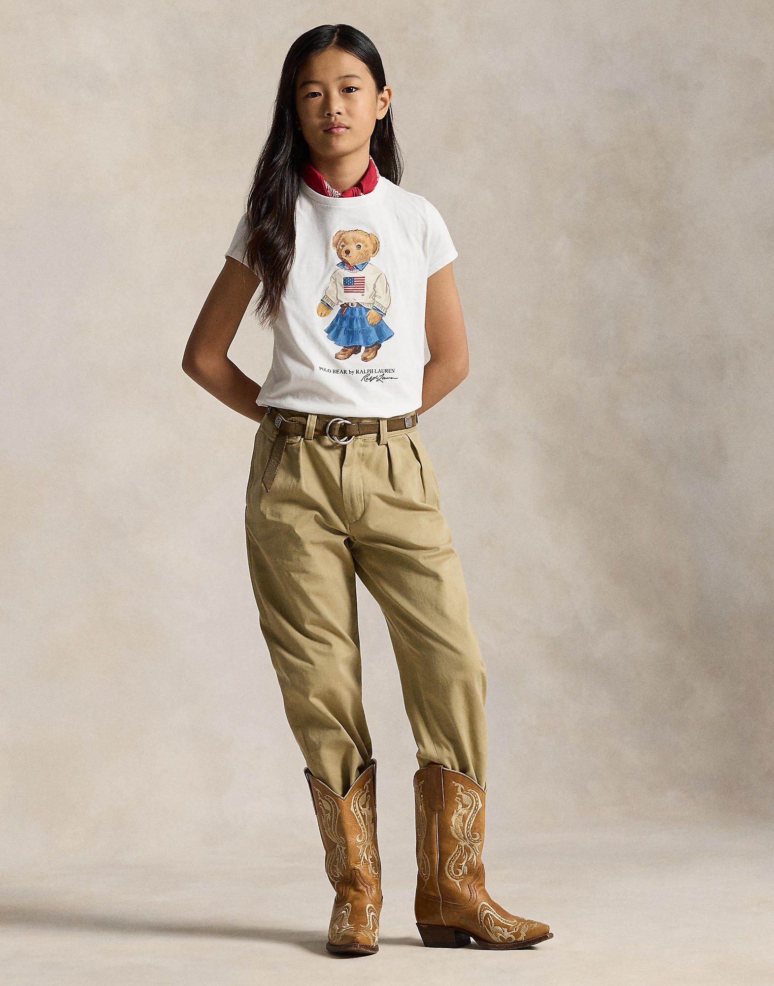 Polo Bear Cotton Jersey Tee