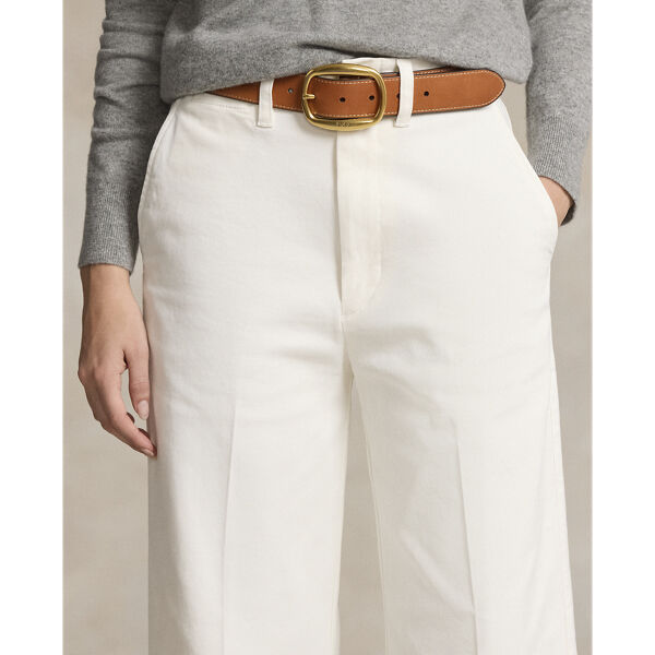 Chino Wide-Leg Pant