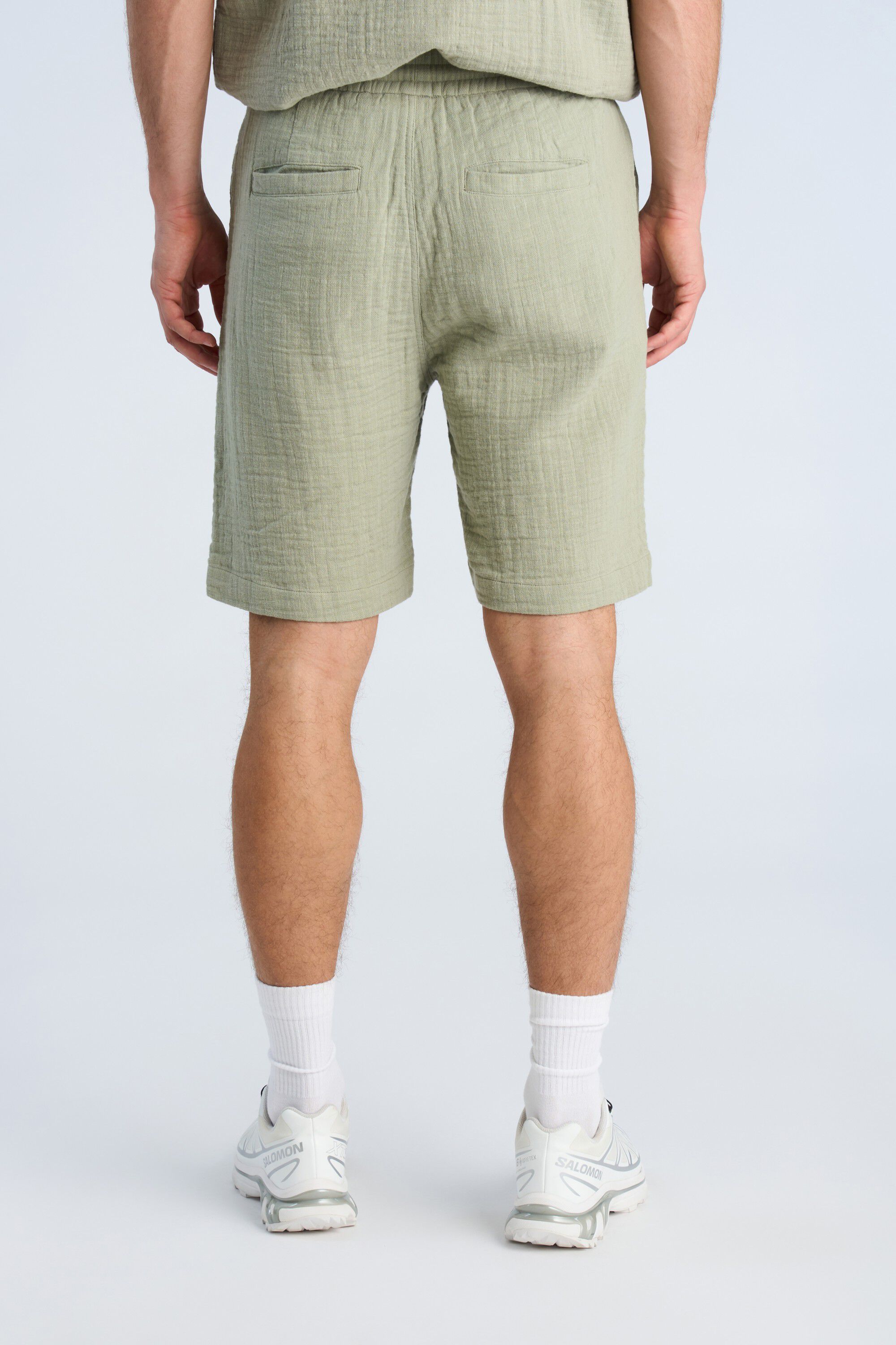 Cotton muslin shorts