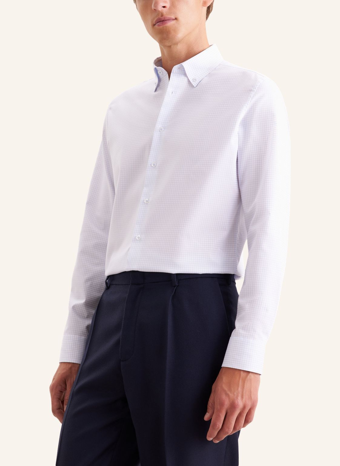 Business shirt Slim 1/1 Button-down Check