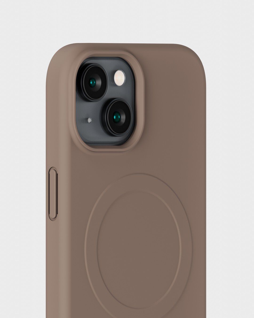 Soft Magsafe Case iPhone 15/14/13 Mocha Brown