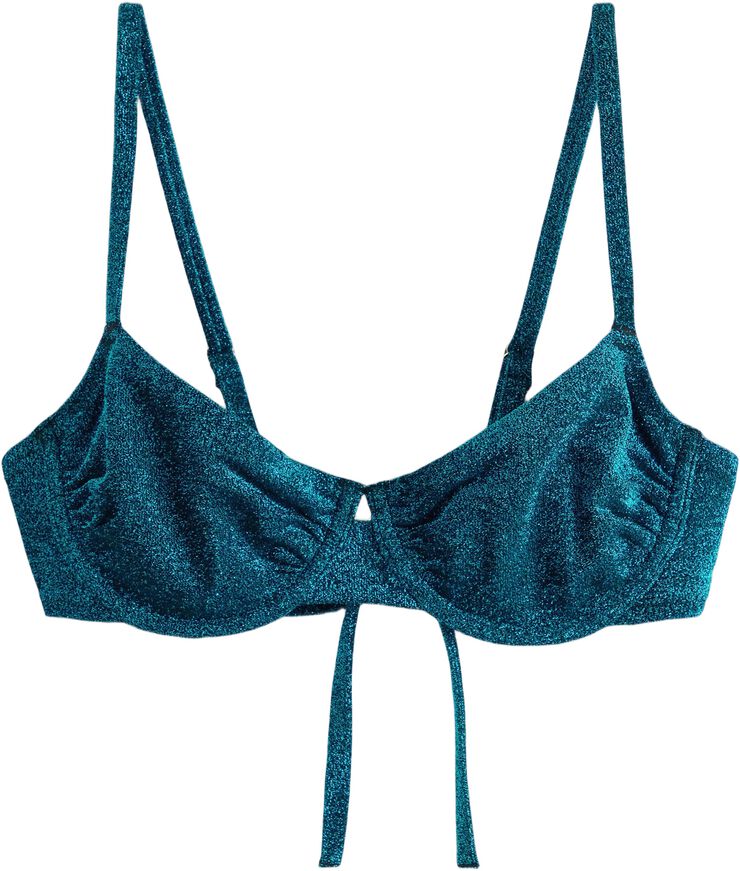 SENNA uvatteret bikini-bh med lurex