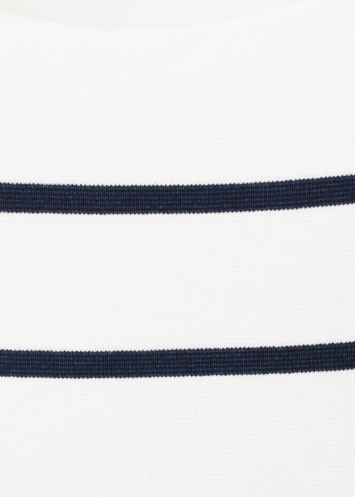 Fine-knit boat-neck sweater