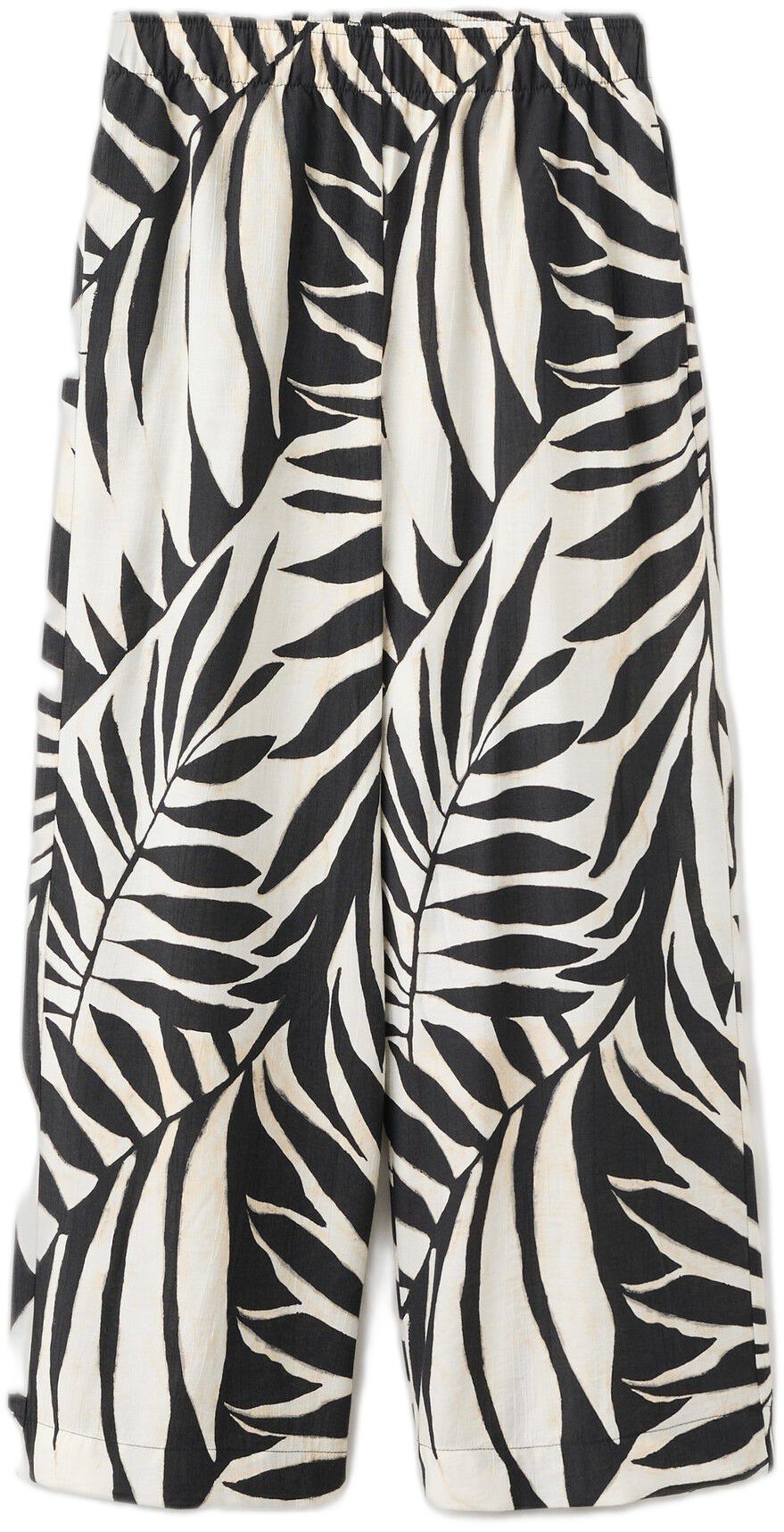 Tropical print trousers