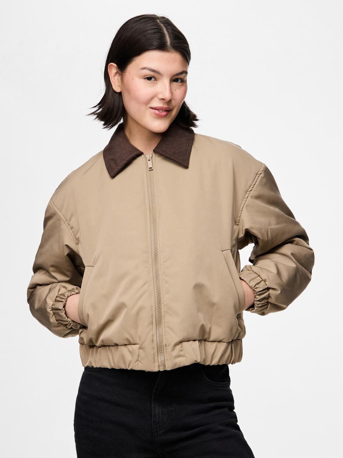 PCJORMA SHORT PADDED BOMBER JACKET