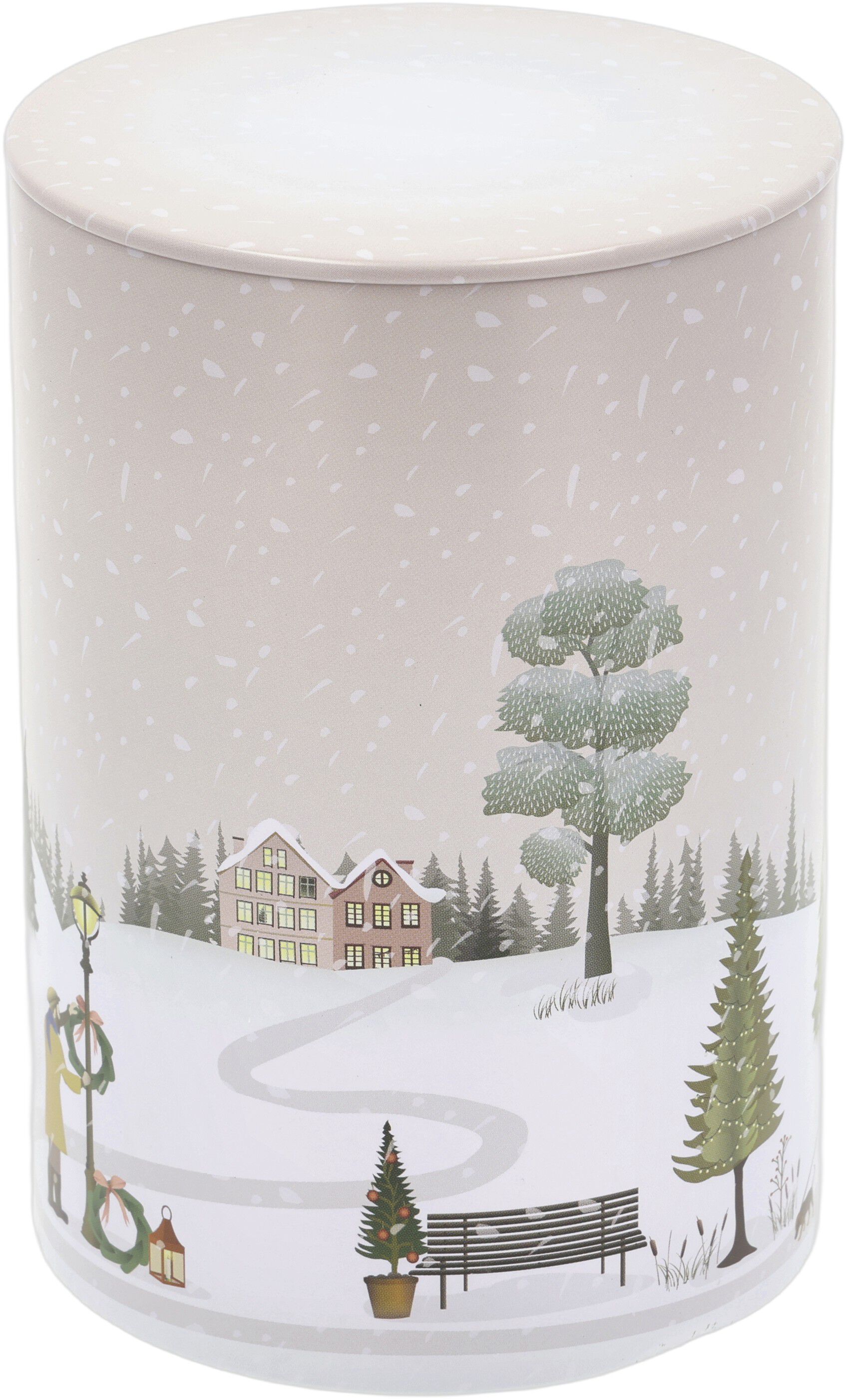 Kakburk Vinter 10 x 14,5 cm Woodrose Metall