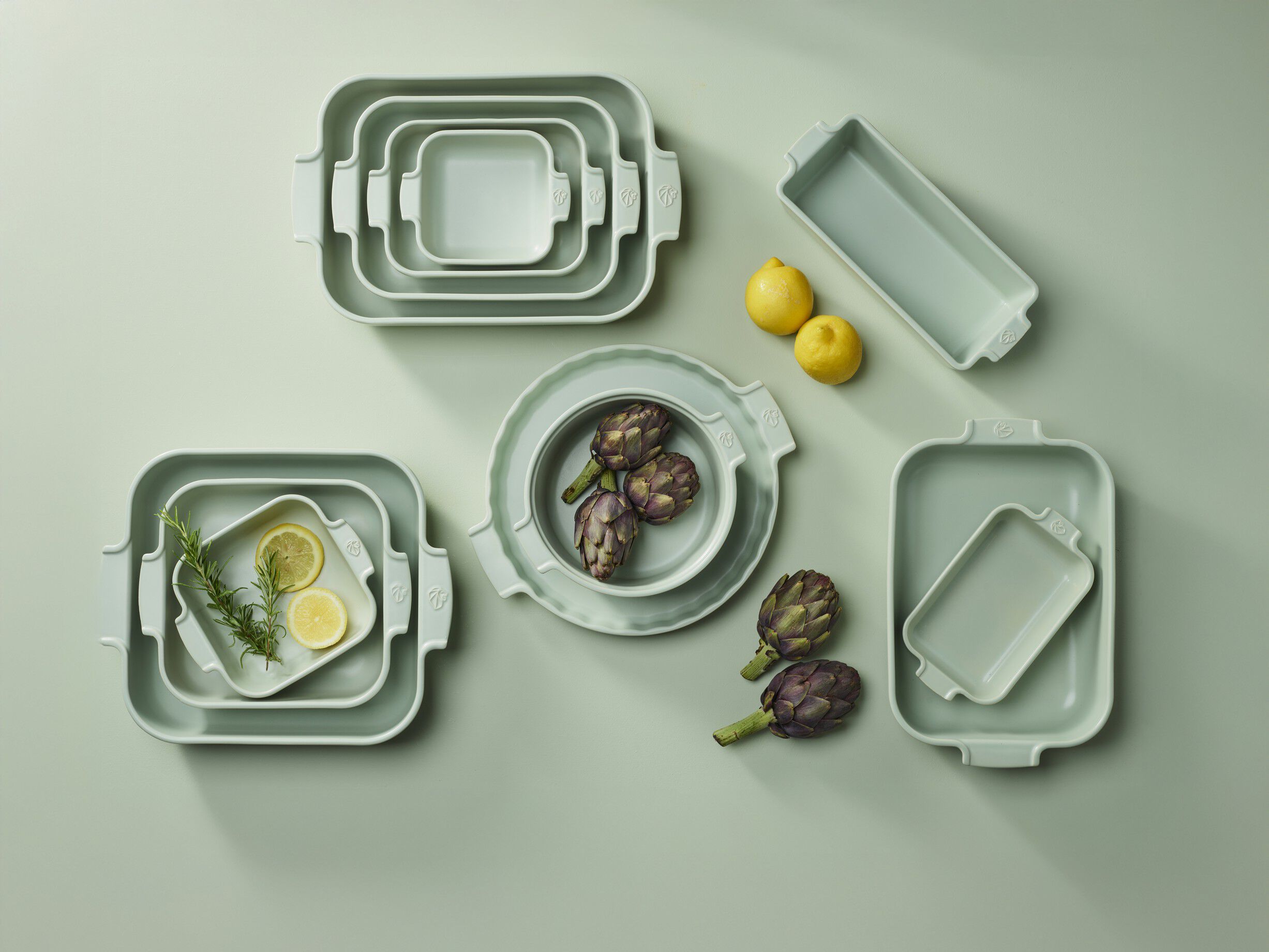 Appolia Rektangul&aelig;rt ovnfad 22 cm Salviegr&oslash;n