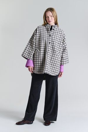 Woollen wire anorak
