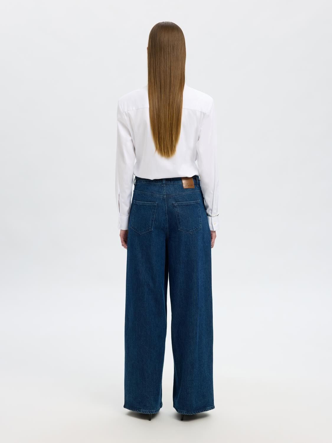 SLFEXTRA WIDE SELMA-NOA HW JEANS
