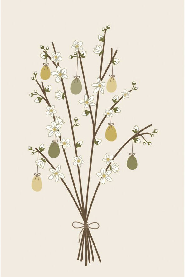 Serviet påskebuket 16 stk pr pakke