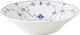 Musselmalet Riflet Tallerken Dyb, 21 cm