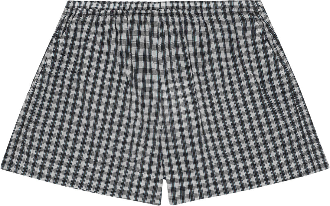 Seersucker Check Elasticated Shorts